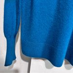 Halogen blue teal 100% cashmere cardigan oversize wide vneck sweater : Box L01: Size undefined Photo 2