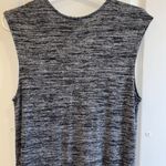 Jules & Leopold  GREY/BLACK HEATHERED MAXI DRESS SIZE LARGE V NECK SLEEVELESS Photo 4