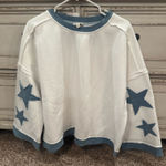 Boutique White Sweatshirt  Photo 0