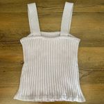 Madewell Tilney Ribbed Sweater Tank Iced Lilac Purple Size Medium Stretchy Knit Photo 6