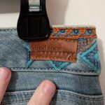 Sundance  Magnolia Mid Rise Patchwork Jeans Womens 28 Medium Wash Photo 2