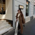 ZARA  Silver Coated Mid Rise Straight Leg Jeans Bloggers Fave 9632/066 Size 6 NWT Photo 2