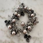 Chico's Chico’s Charm Bracelet – Mixed Metal with Beads & Crystals Photo 3
