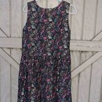 Vintage floral sleeveless jumper dress • possibly handmade • 90s • Teachercore Photo 4