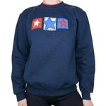Vintage 90s Country Store Navy Blue Star Sweatshirt Photo 0