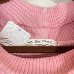 Free People She’s a Keeper Vented-Hem Slouchy Tunic Sweater Pink NWT Size XS Photo 4