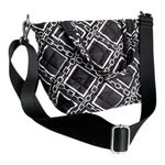 INC International Concepts Black and White Geometric Crossbody Bag Photo 5