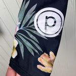 Onzie Flow Sacred Garden Leggings Black Floral Women's Size S/M Workout Yoga Photo 5