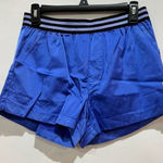 Free People  Movement Hot Shot Mini Shorts‎ Blue Athletic Activewear Photo 0