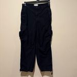 TNA Aritzia surplus division Black cargo pants size 6 White Photo 1