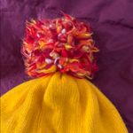 Moriarty Original Wool Hat Handmade Stowe Vermont USA Beanie Pom Yellow Photo 6