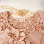 Caution to the Wind  Peach Lace Tank Top Photo 6