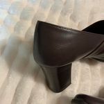 faux leather mary jane block heel shoes Brown Size 7 Photo 6