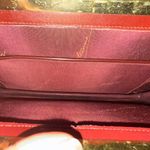 Etienne Aigner Vintage 60s 70s Leather Envelope Bag Clutch Leather Brass Photo 5