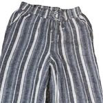 Briggs New York Briggs Linen Blend Striped Wide Leg Pants  Photo 7