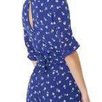 For Love & Lemons Blue Floral Romper Photo 1