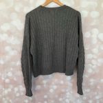 Berksha Bershka Gray Knit Sweater Photo 3