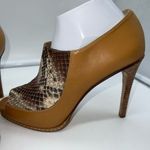 Derek Lam  Snakeskin Peep Toe Shoe Photo 3