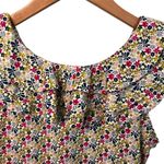 Liberty of London x Target Women’s Small Floral Ruffle Top Country Garden Party White Photo 5