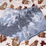 Blue tie dye fleece booty shorts Size XL Photo 0