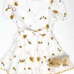 Just Me  admire you yellow floral dress Photo 1