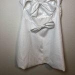 NWOT Enchanted Sparkle White Sleeveless Bow Back Mini Dress Size L Size L Photo 6