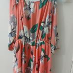 Sage  Pink Floral Print Romper No Size Bohemian Cottagecore Coconut Girl Festival Photo 4