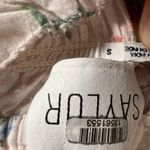 Saylor Clover Pink Floral Print Smocked Square Neck Puff Sleeve Top Size S Photo 13