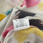 Vilagallo Velma Top Rainbow Brushstroke Gold Metallic Blouse NWTS size 44 US 12 Tan Photo 9