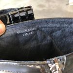 Quilted Black Leather Heeled Tall Boots Size 6.5 Photo 7