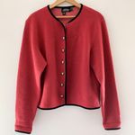 Icelandic Design Red  Button Up Sweater Photo 0