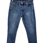 7 For All Mankind Button Fly Jeans Mid Rise Slim Fit Medium Wash Denim Size 29 Photo 0