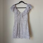 Saylor  Adwoa Lilac Floral Lace Mini Dress Sz S Photo 3