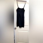 Hippie Rose Elegant Black satin dress Photo 7