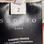 Sandro Aubin Seamed Leather Mini Skirt In Caramel Photo 7