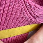 Gap Vintage 90s  Pink Sweater Women's Medium Turtleneck Chunky Knit Y2K 2000s Photo 5