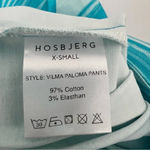 Hosbjerg Vilma Paloma Blue Paloma Printed Flared PantsTurquoise Liquid Size XS Photo 7