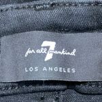 7 For All Mankind Women's Black Mid Rise Slim Skinny Leg Denim Jeans Pants Sz 26 Photo 3
