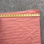 Abercrombie & Fitch Peach Striped Scarf Fringe Womens Cozy Wool Blend Casual Photo 3