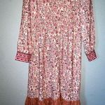 Nordstrom Mila Mae Border Print Long bohemian floral dress Photo 14