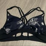 Athleta  Black and White Floral Bikini Top Photo 0