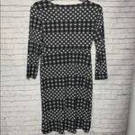 Daisy Fuentes Canglo Dress Onyx Combo Black and White Size Small Photo 7