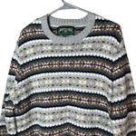 American Eagle Mens Super Soft Fair isle Crew Neck Sweater Large Tall Photo 1
