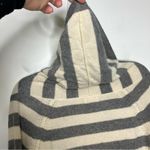 Joie  100% cashmere‎ sweater cardigan gray & cream size medium Photo 4