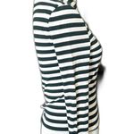 stripped green/white turtle neck long sleeve Photo 1