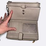 Michael Kors  Jet Set Travel Double Zip Saffiano Leather Wristlet Wallet Photo 3