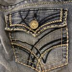 Ymi  Juniors Women’s Y2K Embellished pocket bootcut light wash jeans Photo 1