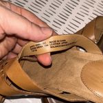 G.H. Bass &‎ Co. Women's Dena Brown Leather Strappy Sandals Flip Flops Size 10M Red Photo 5