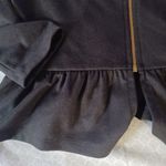 J Cooper womens medium black full zip top vintage Made in USA Photo 2