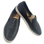 Birdies  The Swift Black Leather Slip On Sneaker Women’s Size 8.5 Shoes‎ Loafer Photo 1